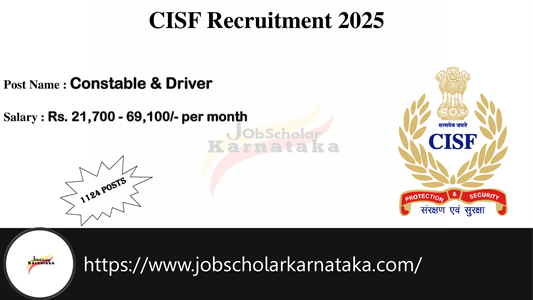 CISF Recruitment 2025