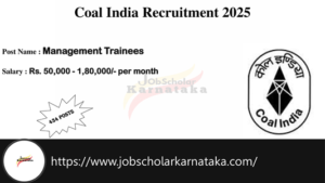 Coal India Recruitment 2025