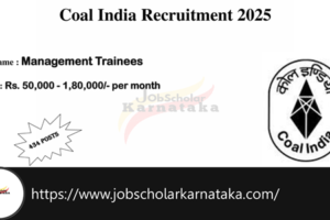 Coal India Recruitment 2025
