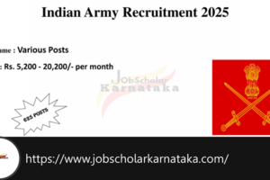 Indian Army Recruitment 2025