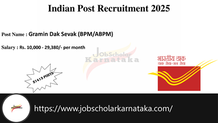 Indian Post Recruitment 2025