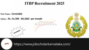 ITBP Recruitment 2025