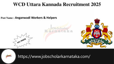 WCD Uttara Kannada Recruitment 2025