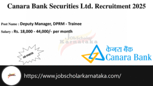 Canara Bank Recruitment 2025