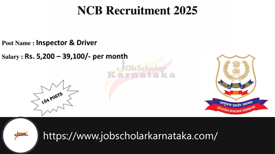 NCB Recruitment 2025