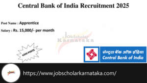 Central Bank of India Recruitment 2025
