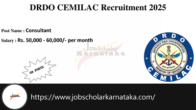 DRDO CEMILAC Recruitment 2025