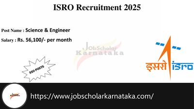 ISRO Recruitment 2025
