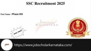 SSC Recruitment 2025