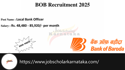 BOB Recruitment 2025