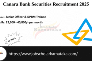 Canara Bank Recruitment 2025