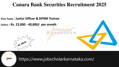 Canara Bank Recruitment 2025