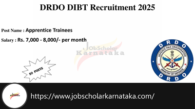 DRDO DIBT Recruitment 2025