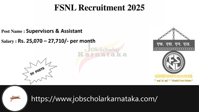 FSNL Recruitment 2025