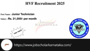 HVF Recruitment 2025
