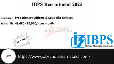 IBPS Recruitment 2025
