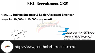 BEL Recruitment 2025