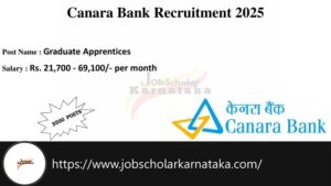 Canara Bank Recruitment 2025