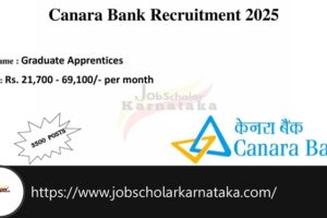 Canara Bank Recruitment 2025