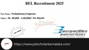 BEL Recruitment 2025
