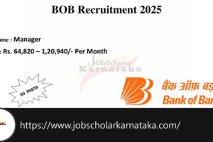 BOB Recruitment 2025