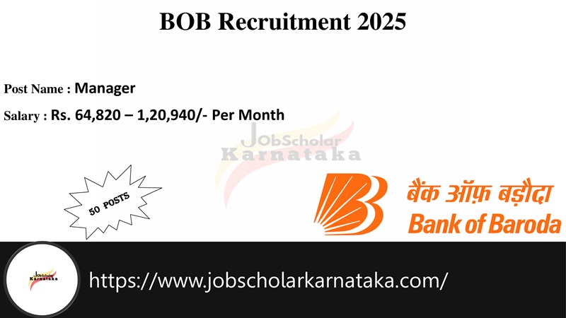 BOB Recruitment 2025