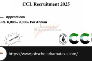 CCL Recruitment 2025