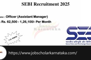 SEBI Recruitment 2025