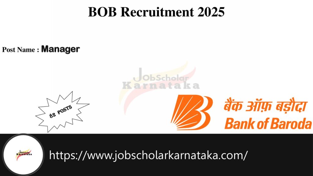 BOB Recruitment 2025