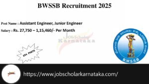 BWSSB Recruitment 2025