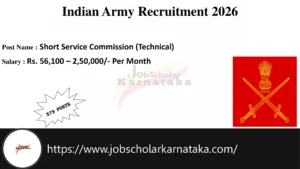 Indian Army Recruitment 2026