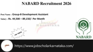 NABARD Recruitment 2026