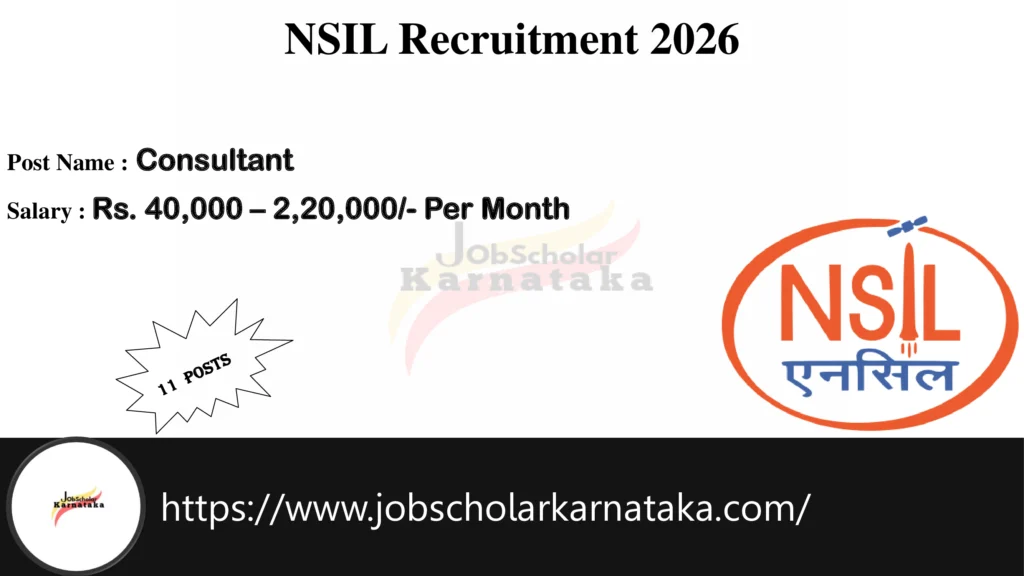 NSIL Recruitment 2026