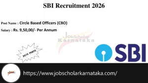 SBI Recruitment 2026