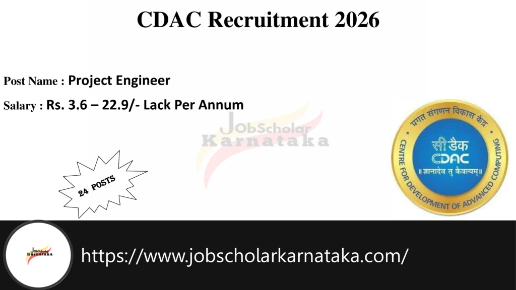 CDAC Recruitment 2026