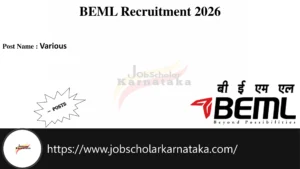 BEML Recruitment 2026