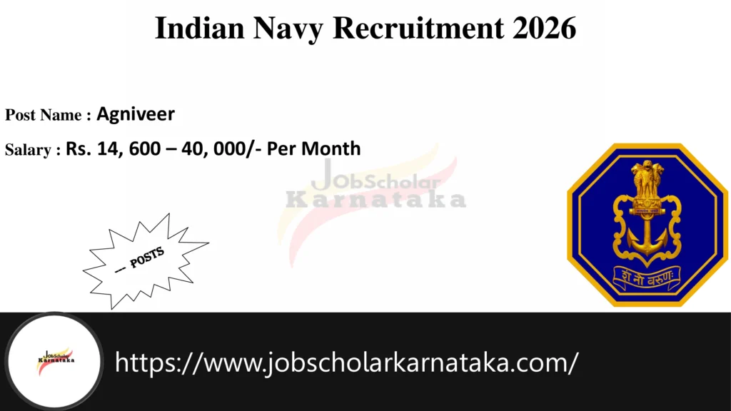 Indian Navy Recruitment 2026