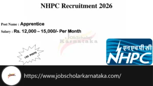 NHPC Recruitment 2026