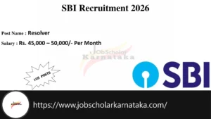 SBI Recruitment 2026