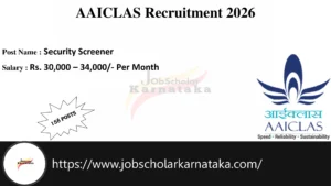 AAICLAS Recruitment 2026