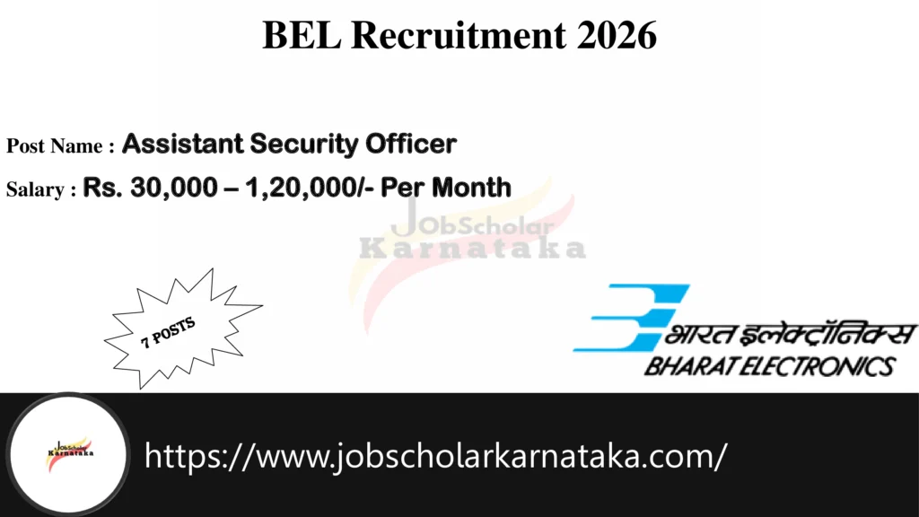 BEL Recruitment 2026 job notification