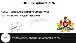 KRD Recruitment 2026