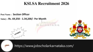 KSLSA Recruitment 2026